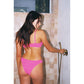 Wavy Muse Bikini Set: FUSCHIA