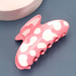 JUMBO CELLULOSE ANIMAL PRINT HAIR CLAW CLIPS | 40H675