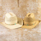 Beaded Straw Cowboy Hat