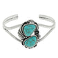 Western Turquoise Concho Cuff Bracelet
