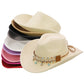 Blue Starfish Straw Coastal Cowgirl Hat: TAN / ONE SIZE