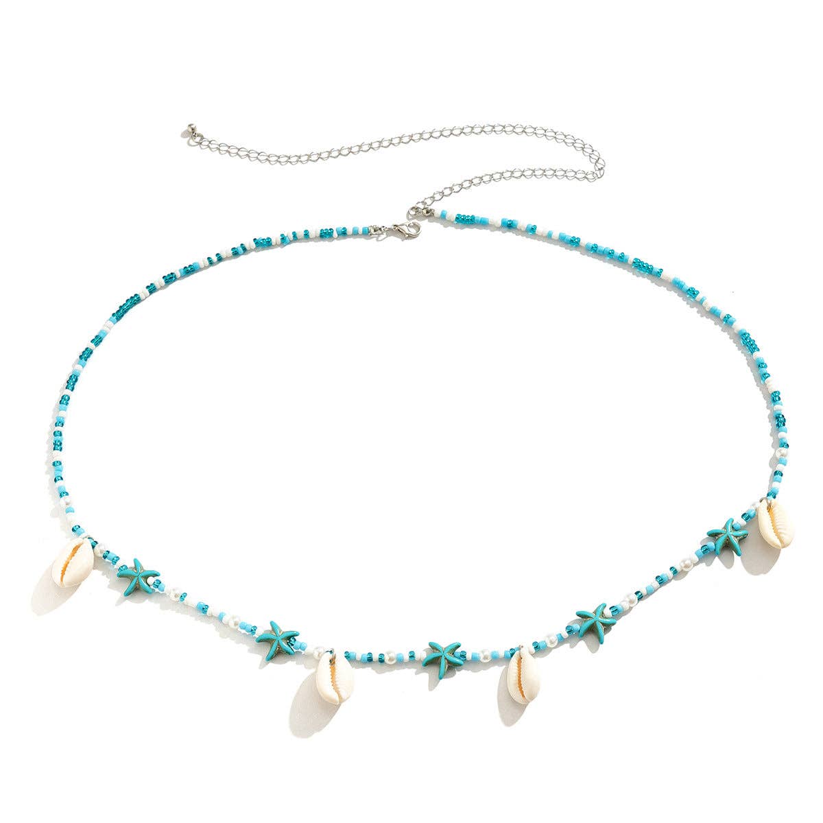 Simple Beaded Shell Waist Chain DPJYD18: 1