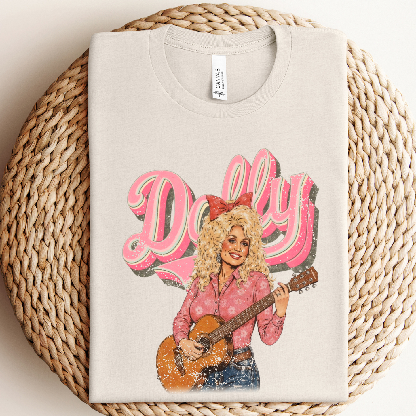 Country Dolly Graphic Tee: S