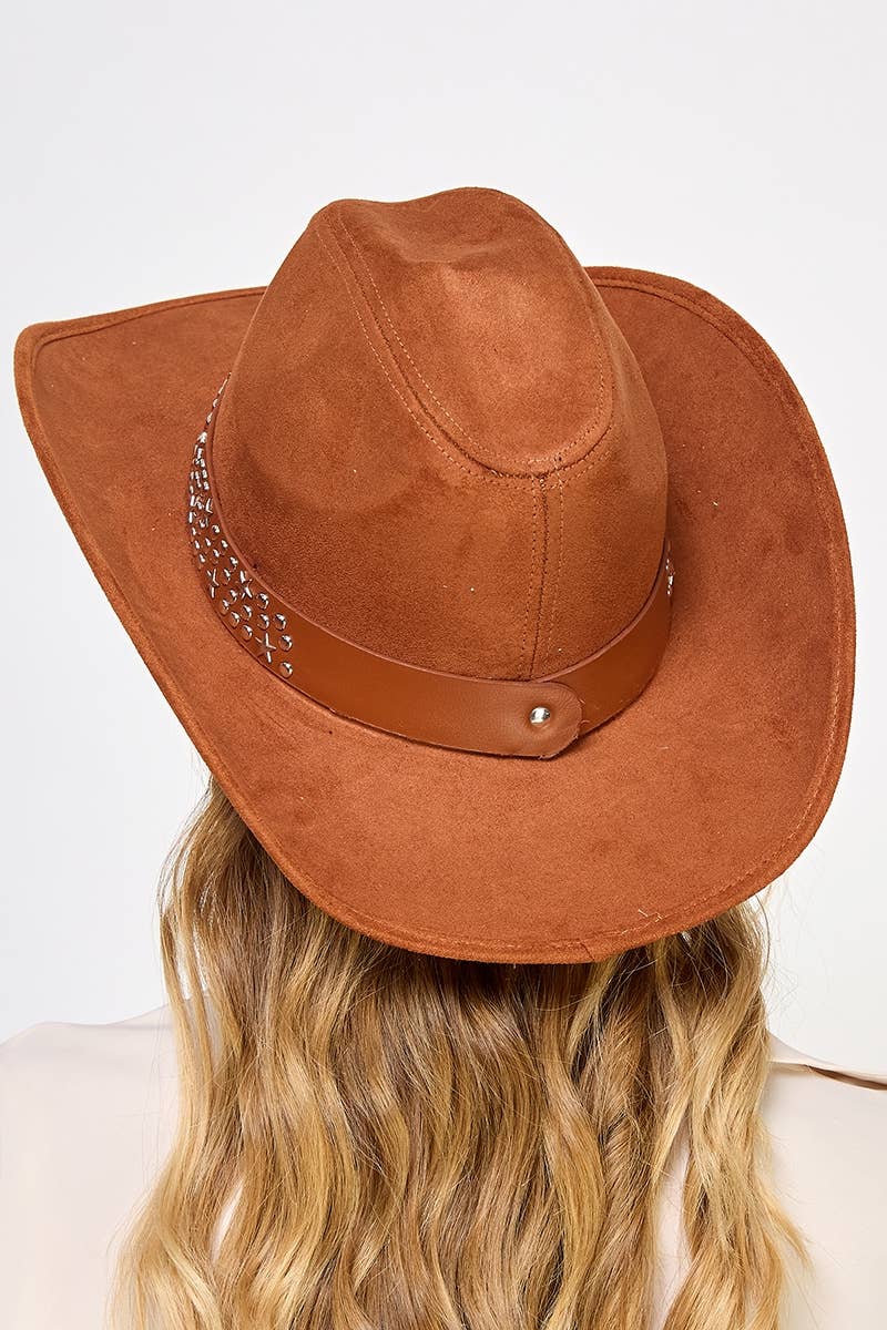 Embroidered Star Studded Western Cowboy Hat: GBK
