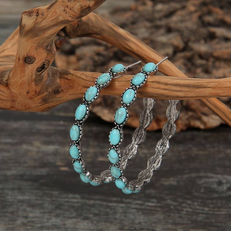 WESTERN HOOP EARRINGS