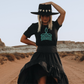 Turquoise Boot Stitch Western Graphic Tee