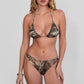 DANIELA Camo Print Triangle Bikini Set