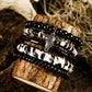 Timber Beads Western Skull Head Charm 5pcs Bracelet Set