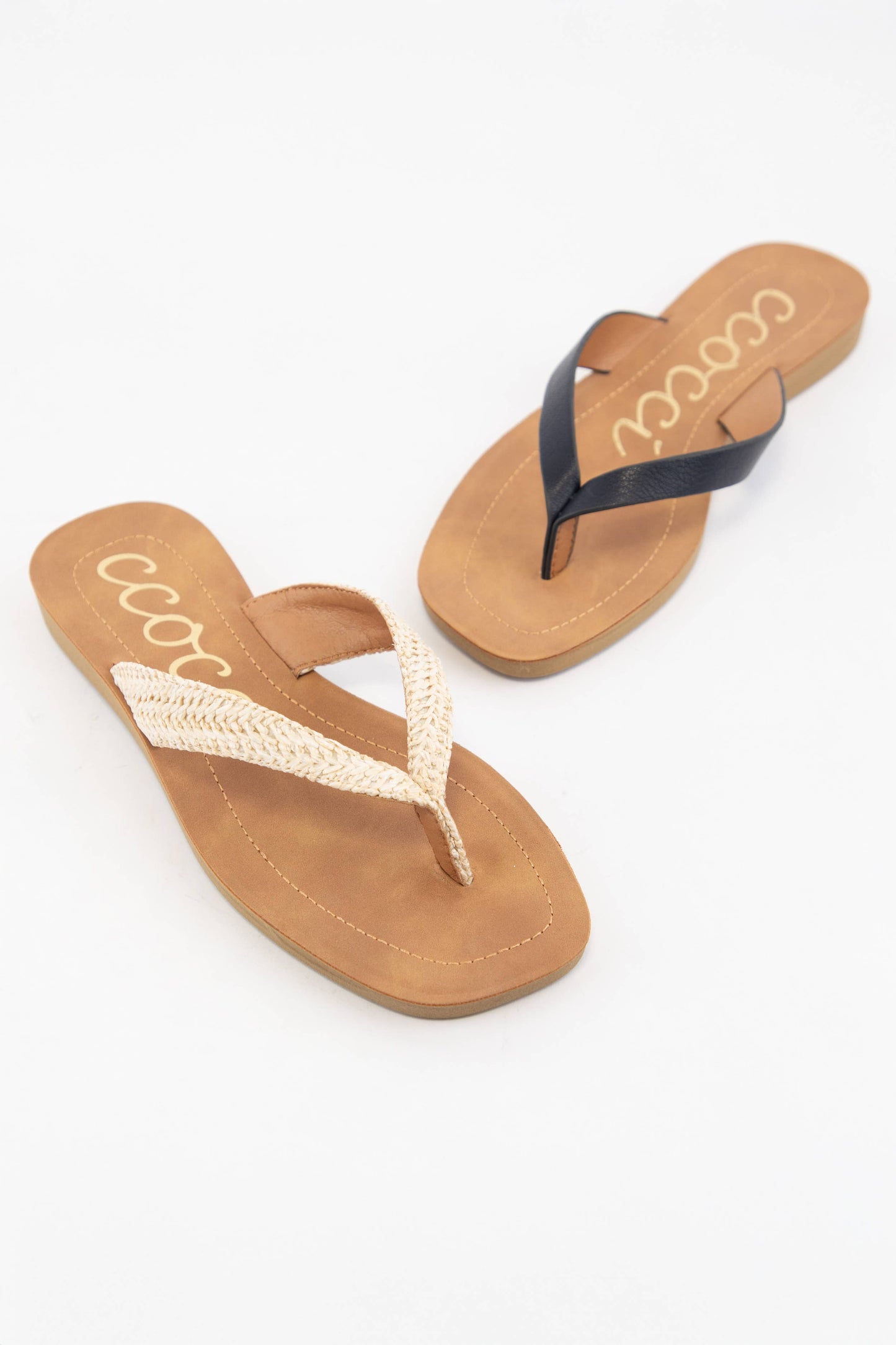 SIA MINIMAL STRAP DESIGN FLIP FLOP THONG SANDALS