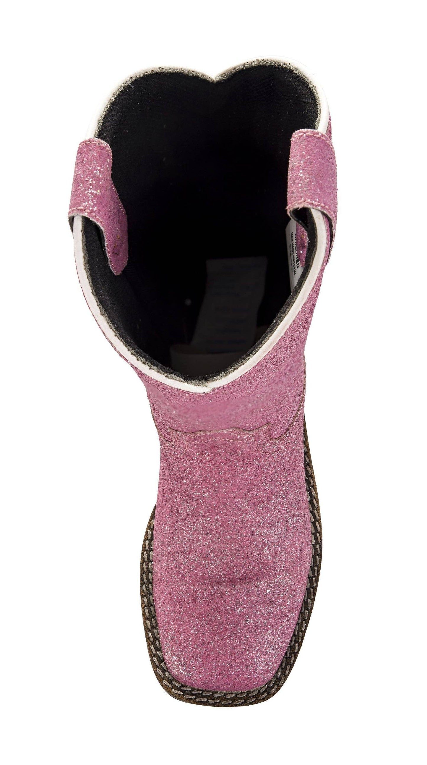 TuffRider Children's Pink Glitter Western Boot.