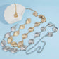 Seashell Link Chain Belt: