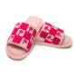 Indoor / Outdoor Slide Slippers - Checkered w/ Palms