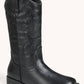 COWBOY-01 SEMI-SQUARE-TOE MID-CALF COWBOY BOOTS