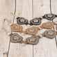 Heart Concho Ring Chain Belt
