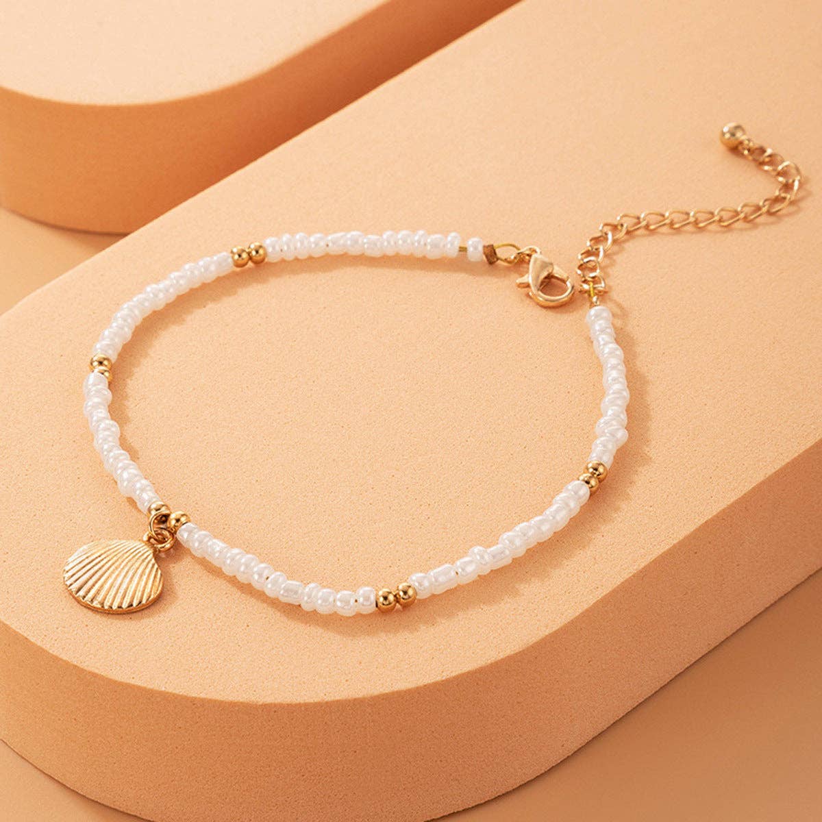 Shell Beading Anklet