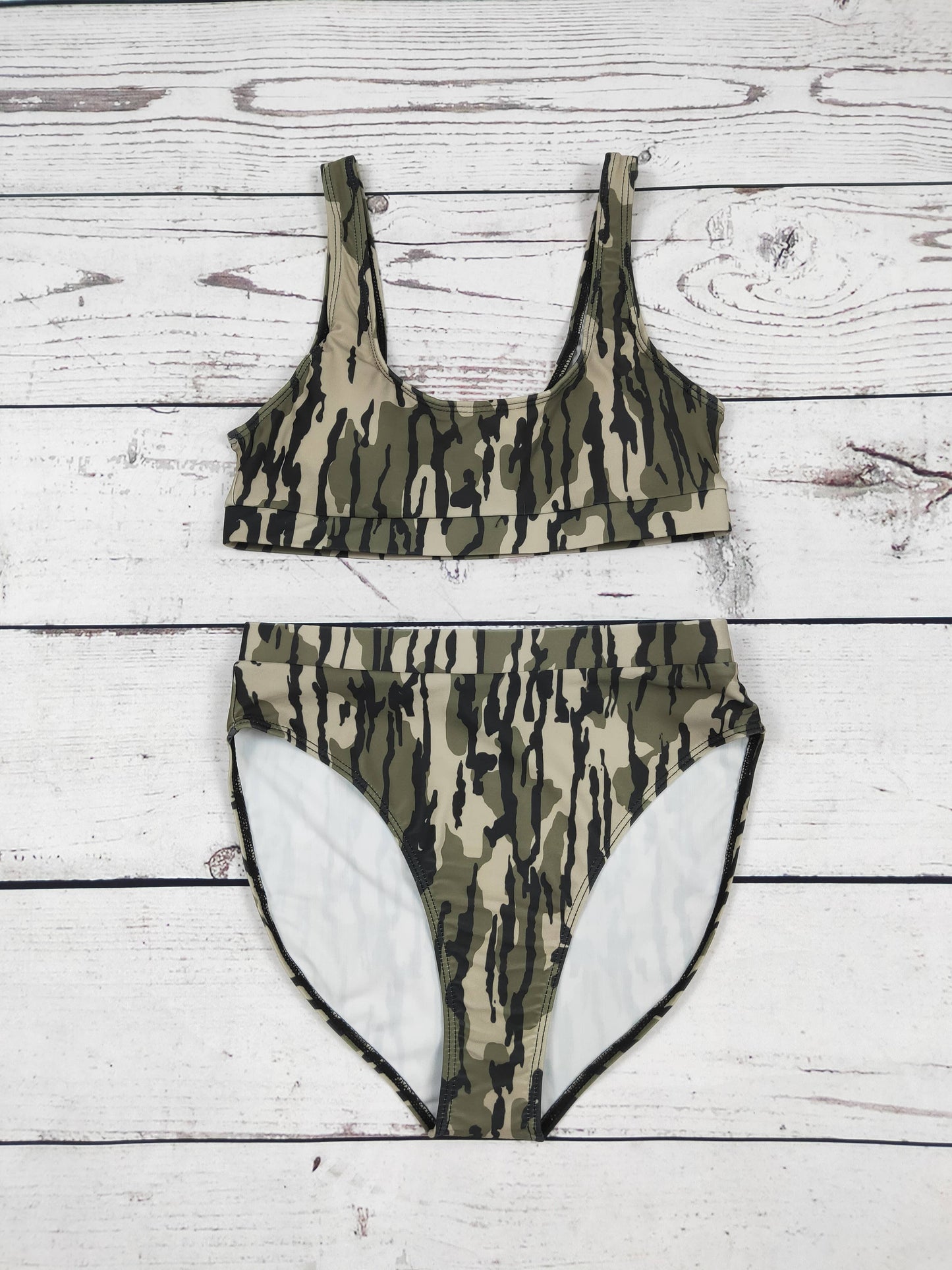 Camouflage Women Beach Bikini Set