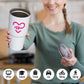 Custom Promotional Full Color Logo 30oz Tumbler : Light Pink