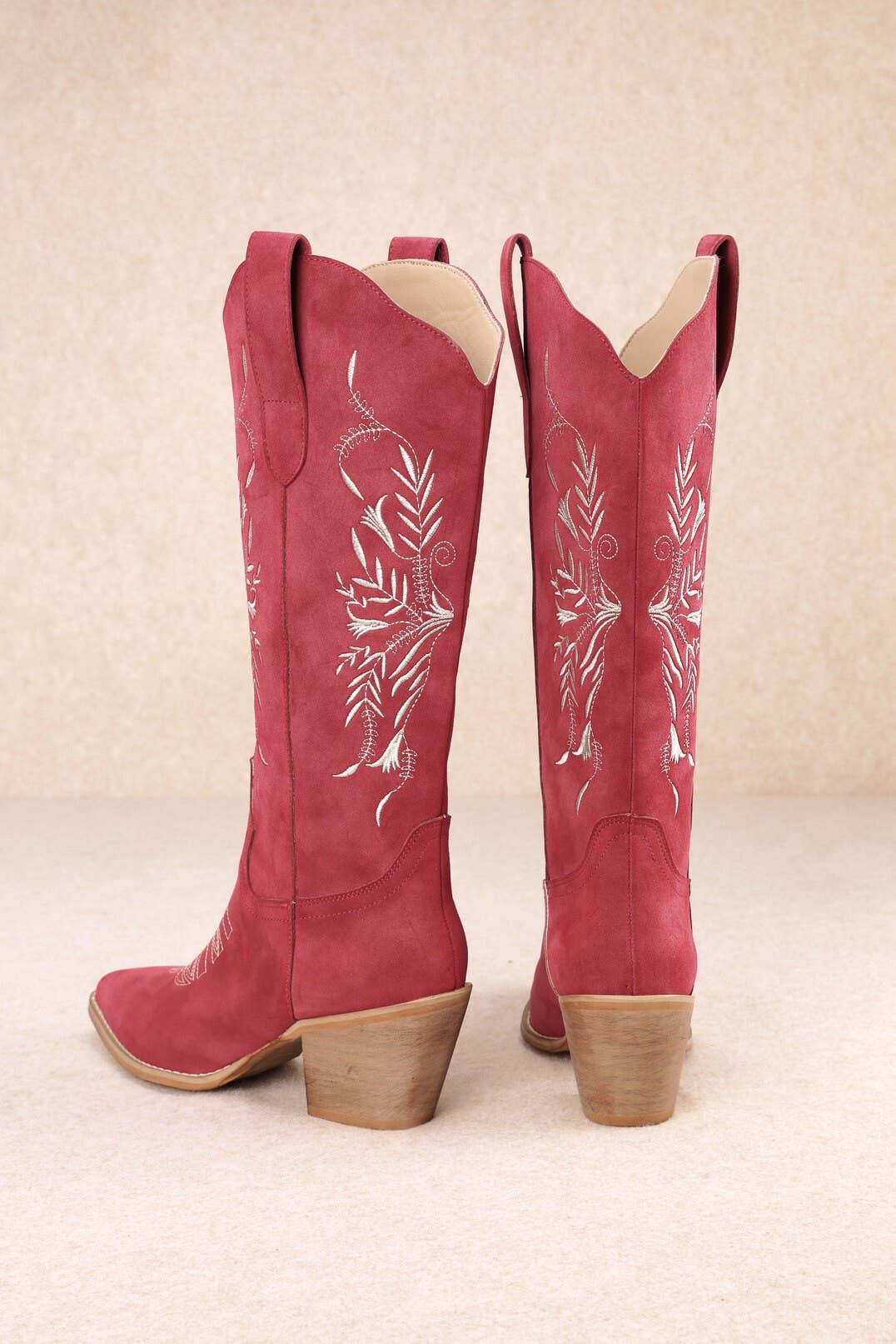 FLORA: TAUPE COWGIRL BOOT
