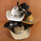 Turquoise Stud Concho Belt Western Cowboy Hat