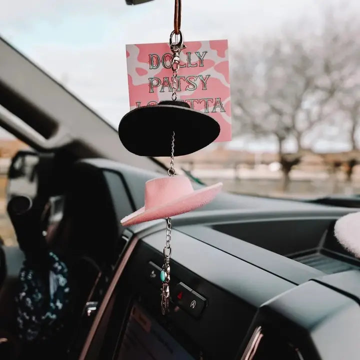 Cowboy Hat Rearview Mirror Charm
