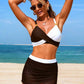 Bikini Set with Skirt Sporty Swimwear