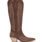 TESS: Dark Brown Cowgirl Boot
