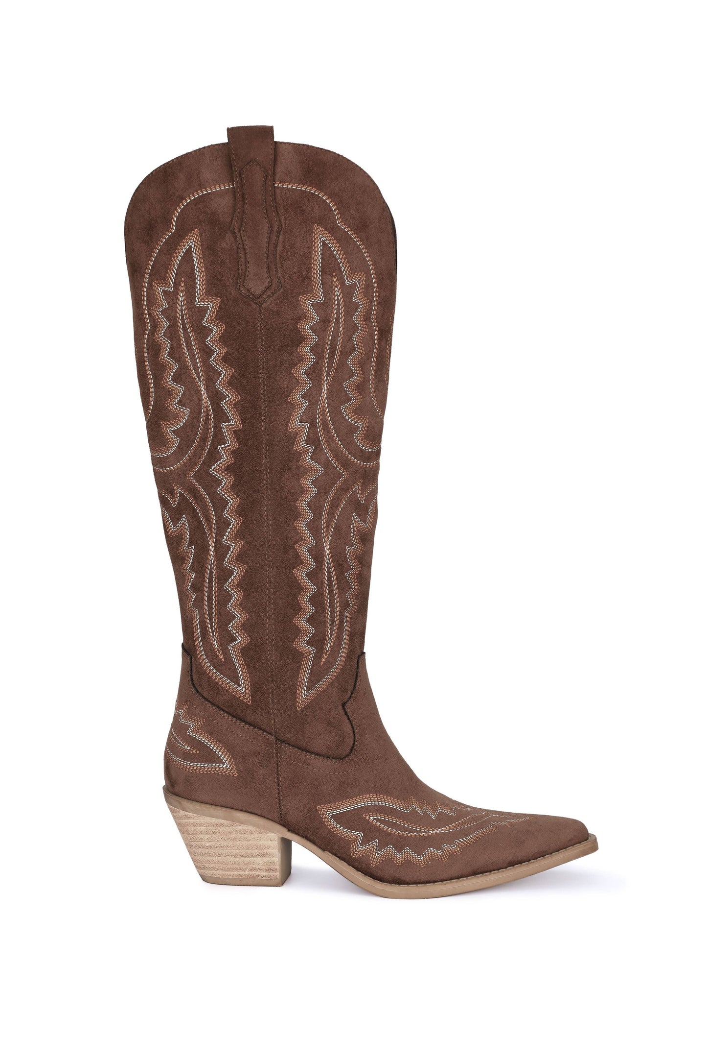 TESS: Dark Brown Cowgirl Boot