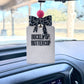 Buckle Up Buttercup Bow Car Freshener