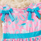 Western printed girls dress