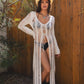 BREEZE Distressed Ladder Knit Cover Up