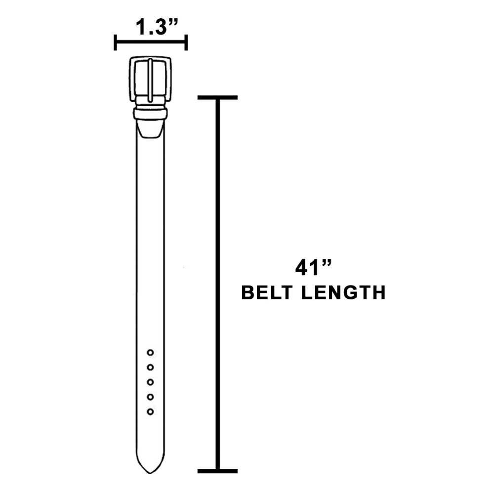 Western Concho Turquoise Stone Buckle Belt