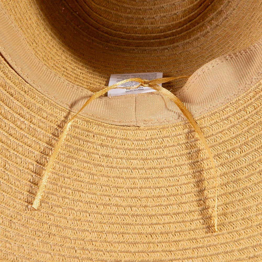 Beaded Braid sun Hat: