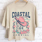 COASTAL COWGIRL BOOTS GRAPHIC LONG CROP TOP