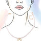 PEARL CHAIN BOW CHARM NECKLACE | 80N342: Gold
