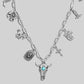 Assorted Western Bull Charm Necklace