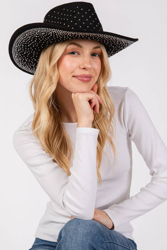 Western Studded Pattern Cowboy Hat