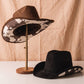 Cow Print Suede Cowboy Hat