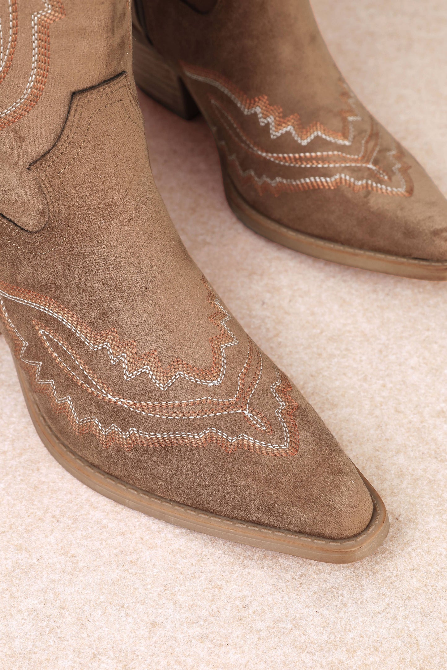 TESS: Dark Brown Cowgirl Boot