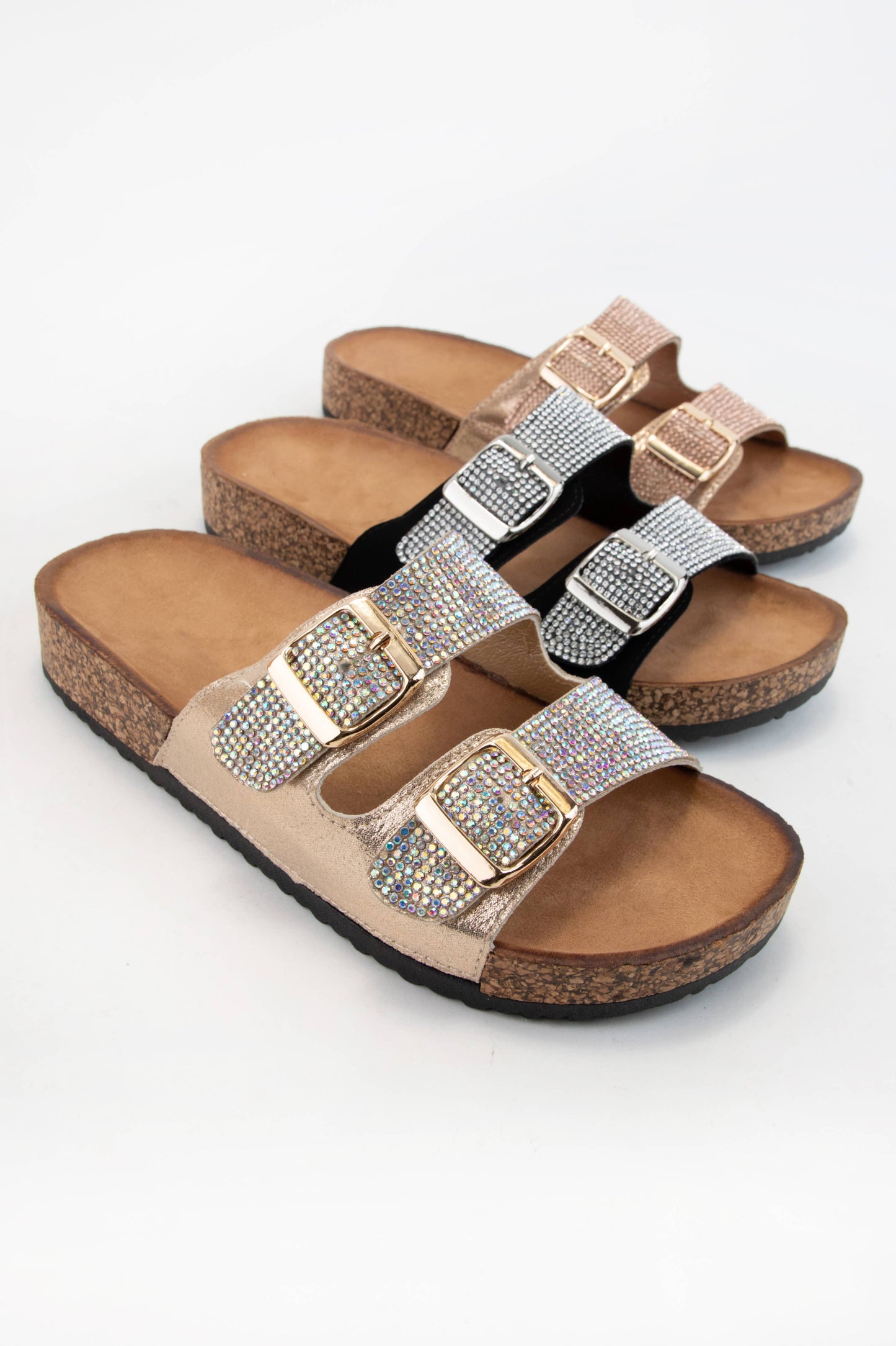 JEWELED BIRKENSTOCK SLIDE