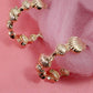 SEASHELL HOOP EARRINGS | 80E3454: GOLD
