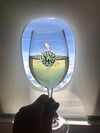 Sea Turtle Jeweled Stemmed Wine Glass
