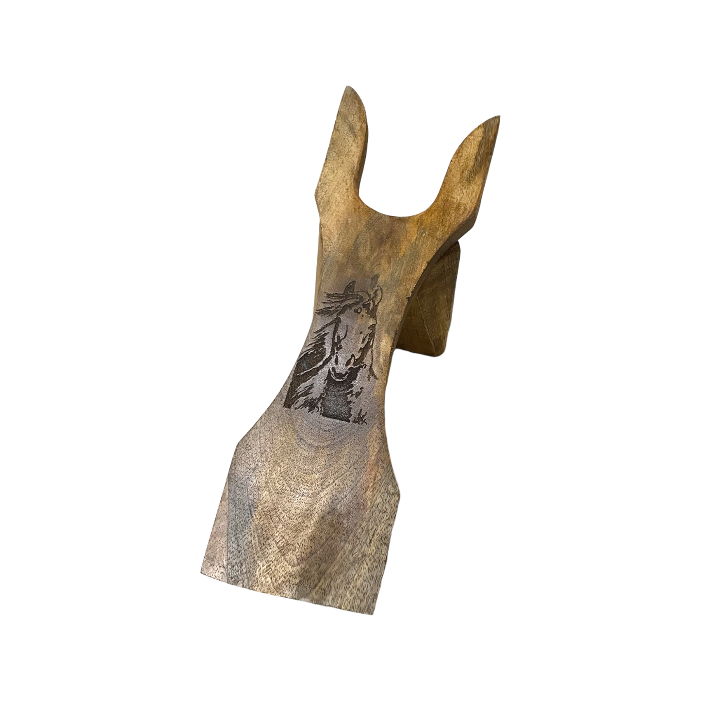 Branding Iron Laser Etched Mango Wood Bootjack