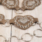 Heart Concho Ring Chain Belt