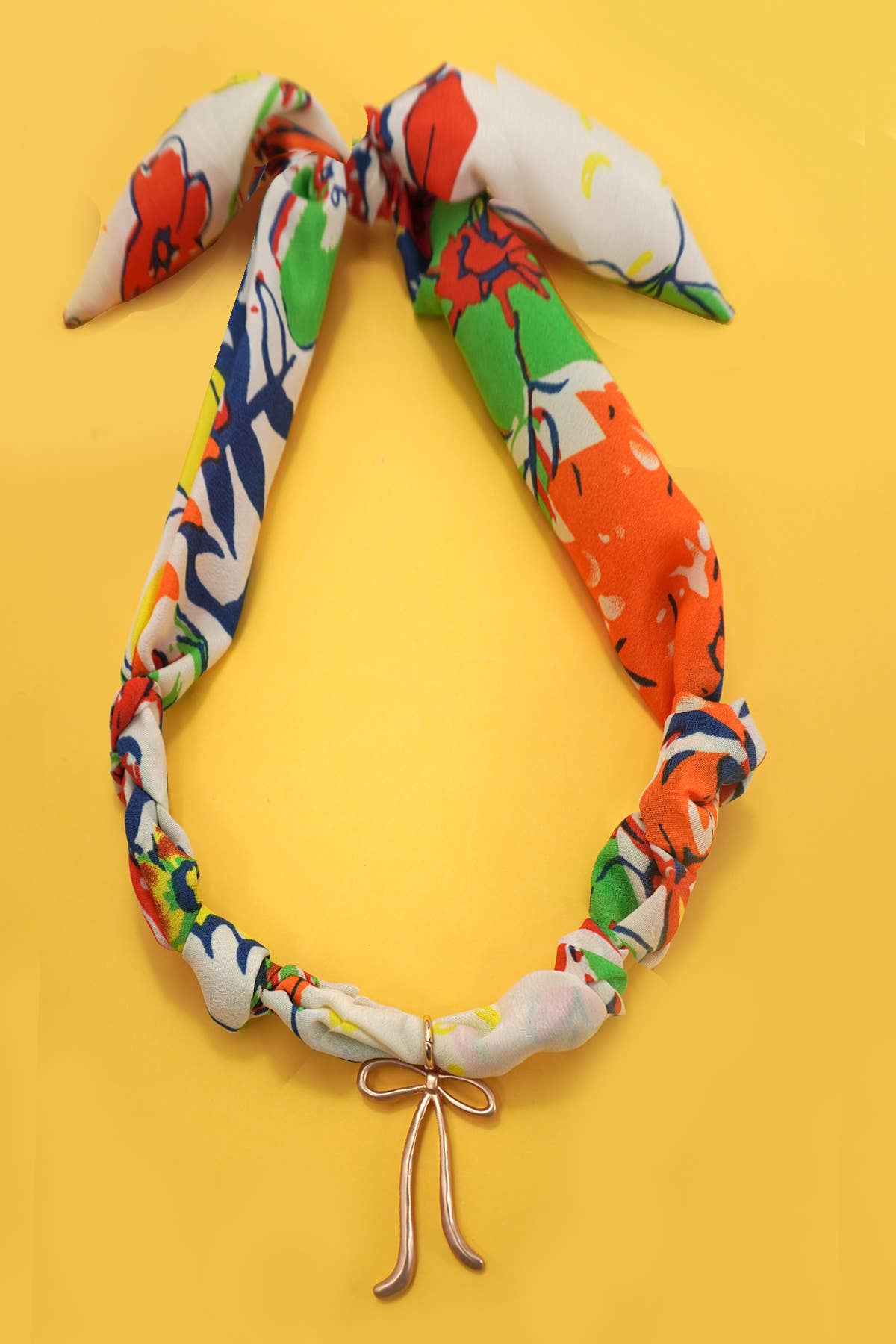 SCARF CHARM NECKLACE