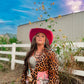 Baha Ranch Retro Pop Western Wild West Leopard Blazer