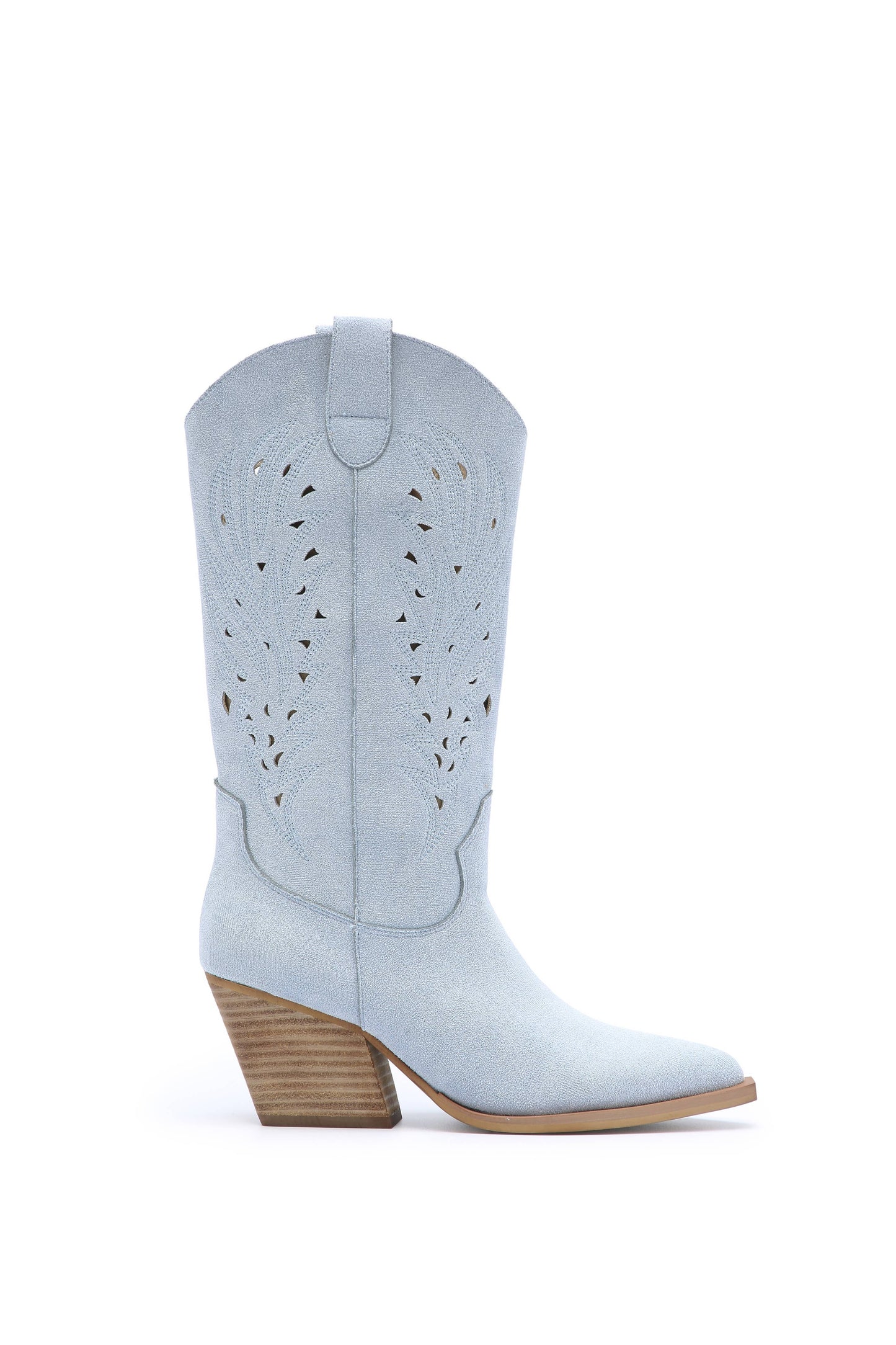 OLIVIA: Light Blue Cowgirl Boot