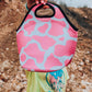 Pink Cowhide Lunch Tote