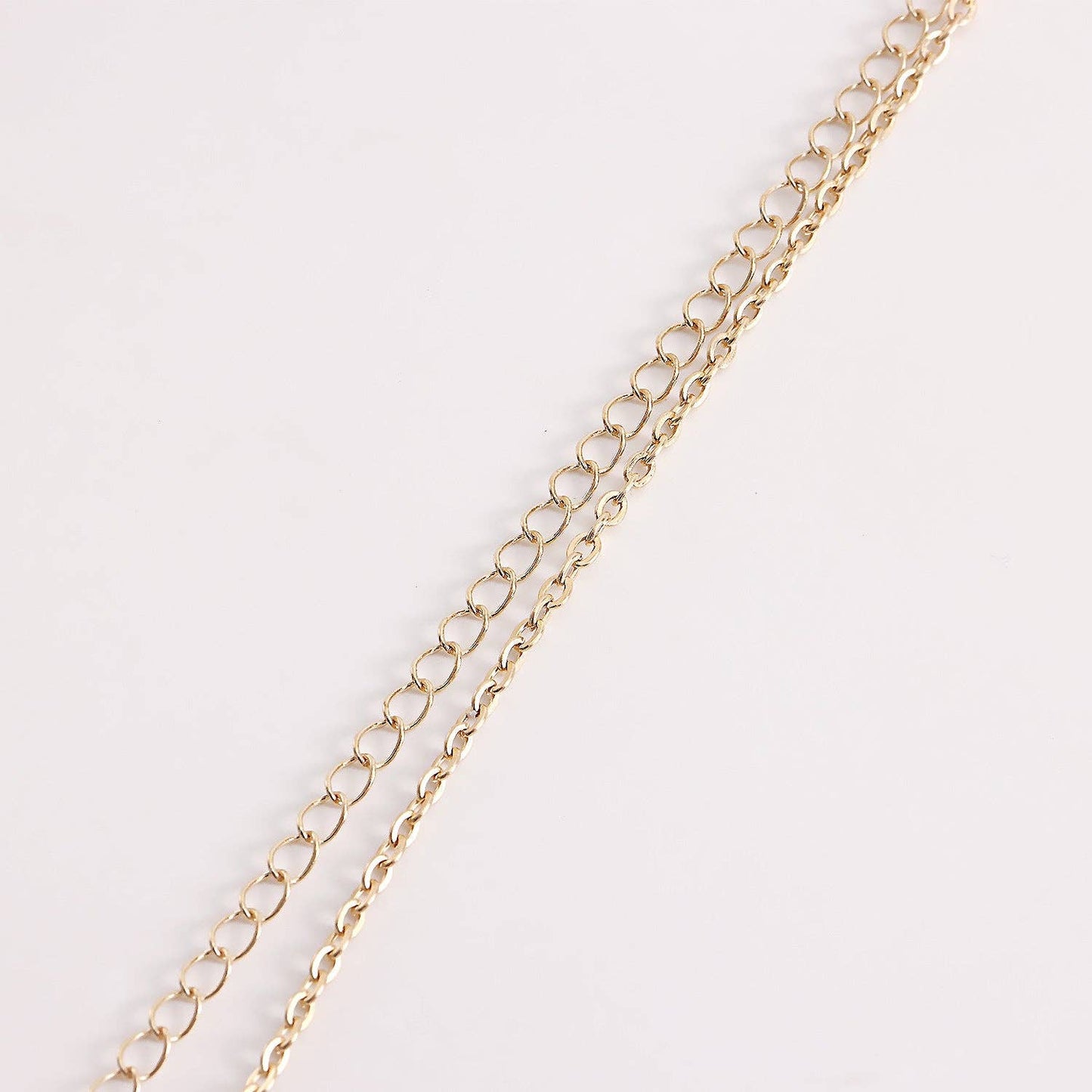 Simple Shell Sequin Rhinestone Waist Chain DP25A816: Gold