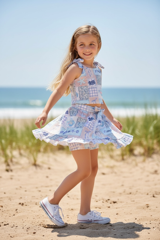 Coastal Cowgirl 2 piece girls outfit