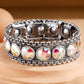 Western Chain Glass Stone Bracelet: SBAB-CRYSTAL